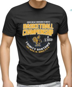 Official Trinity Bantams 2024 NCAA Division III Men’s Basketball Championship Shirt