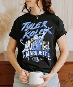 Official Tyler Kolek Triple Threat Marquette Golden Eagles Shirt