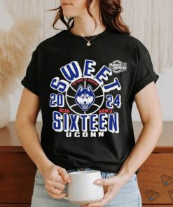 Official UConn Huskies 2024 Ncaa Men Basketball Sweet 16 Shirt
