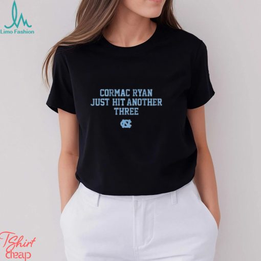 Official UNC Basketball Cormac Ryan Just Hit Another Three Shirt
