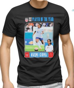 Official USWNT 2023 Girma Player Of The Year Black T shirt