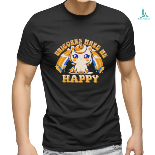 Official Unicorns Make Me Happy Shirt
