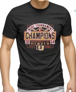 Official University of denver men’s hockey 2024 summit league tournament champions shirt