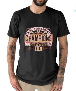 Official University of denver men’s hockey 2024 summit league tournament champions shirt