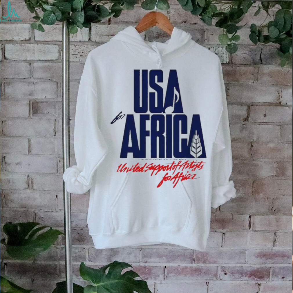 Official Usa for Africa united support of artists for Africa T shirt Official Usa for Africa united support of artists for Africa T shirt