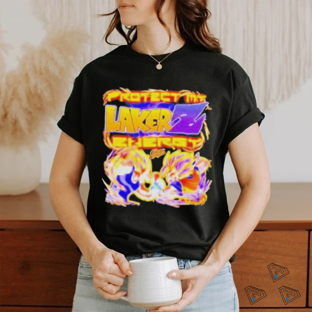 Official Vegeta vs goku protect my Lakers energy T shirt - Limotees