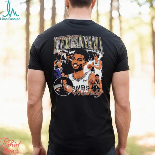 Official Victor Wembanyama Wemby Rookie Vintage Graphic T shirt