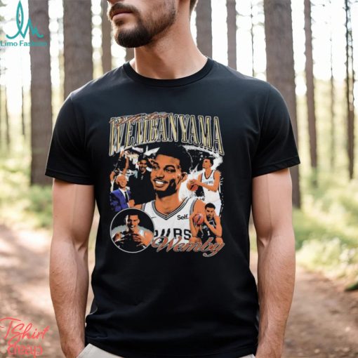Official Victor Wembanyama Wemby Rookie Vintage Graphic T shirt