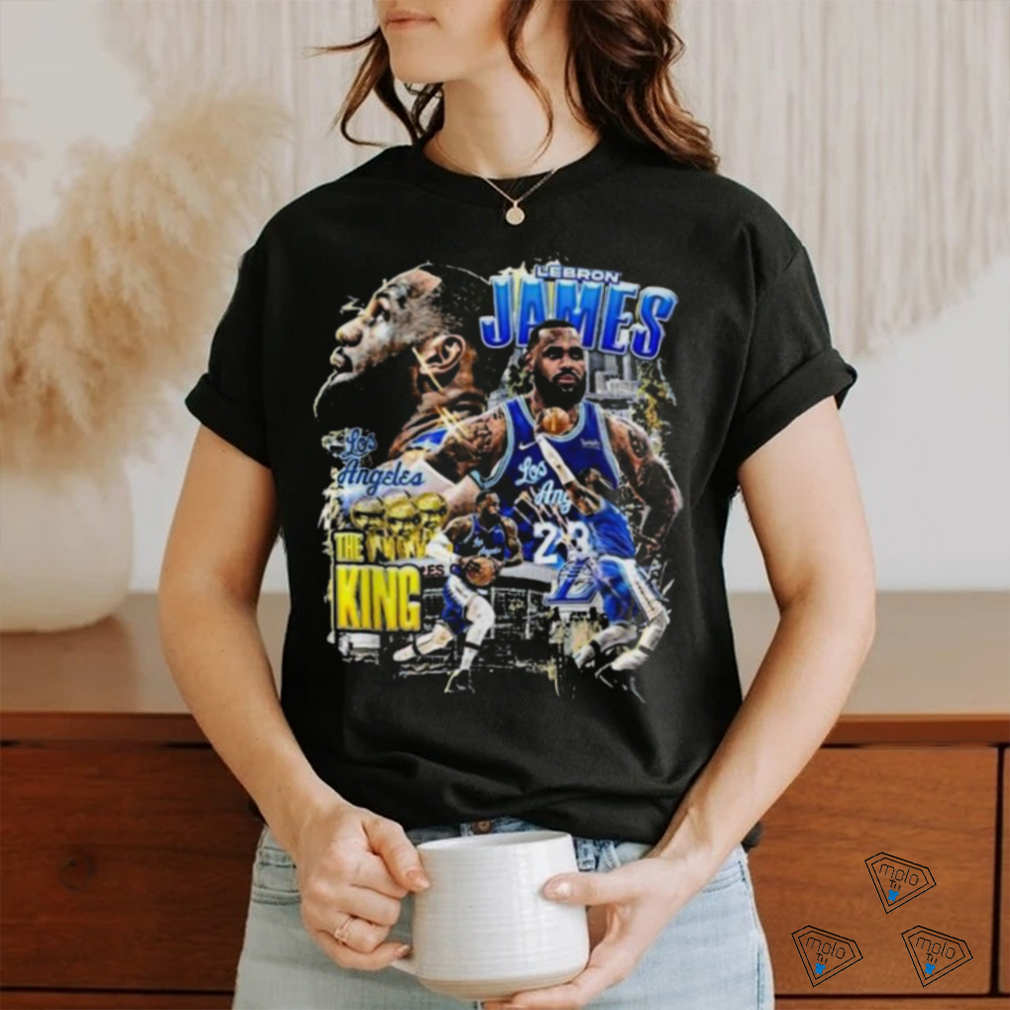 Official Vintage King Lebron James Los Angeles The King Basketball T shirt Official Vintage King Lebron James Los Angeles The King Basketball T shirt