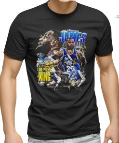 Official Vintage King Lebron James Los Angeles The King Basketball T shirt