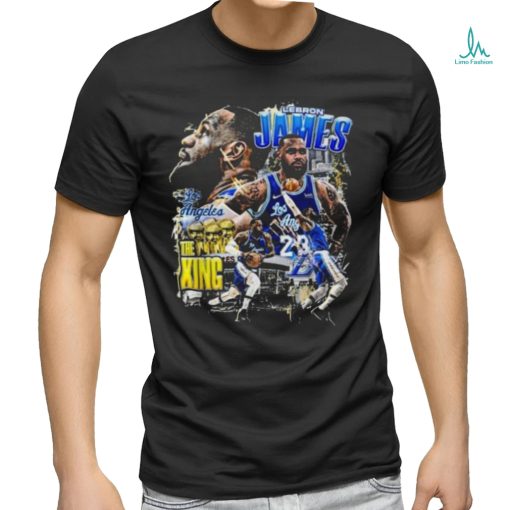Official Vintage King Lebron James Los Angeles The King Basketball T shirt