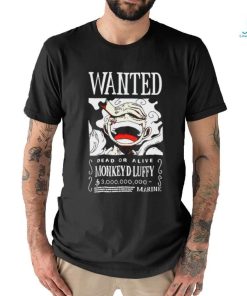 Official Wanted monkey d luffy 3 billion shirt