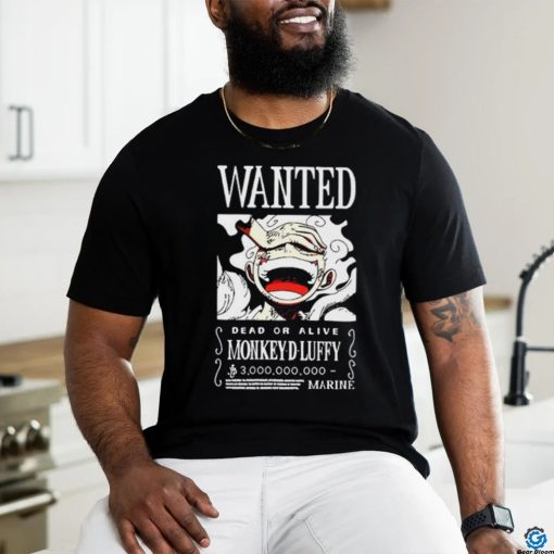 Official Wanted monkey d luffy 3 billion shirt