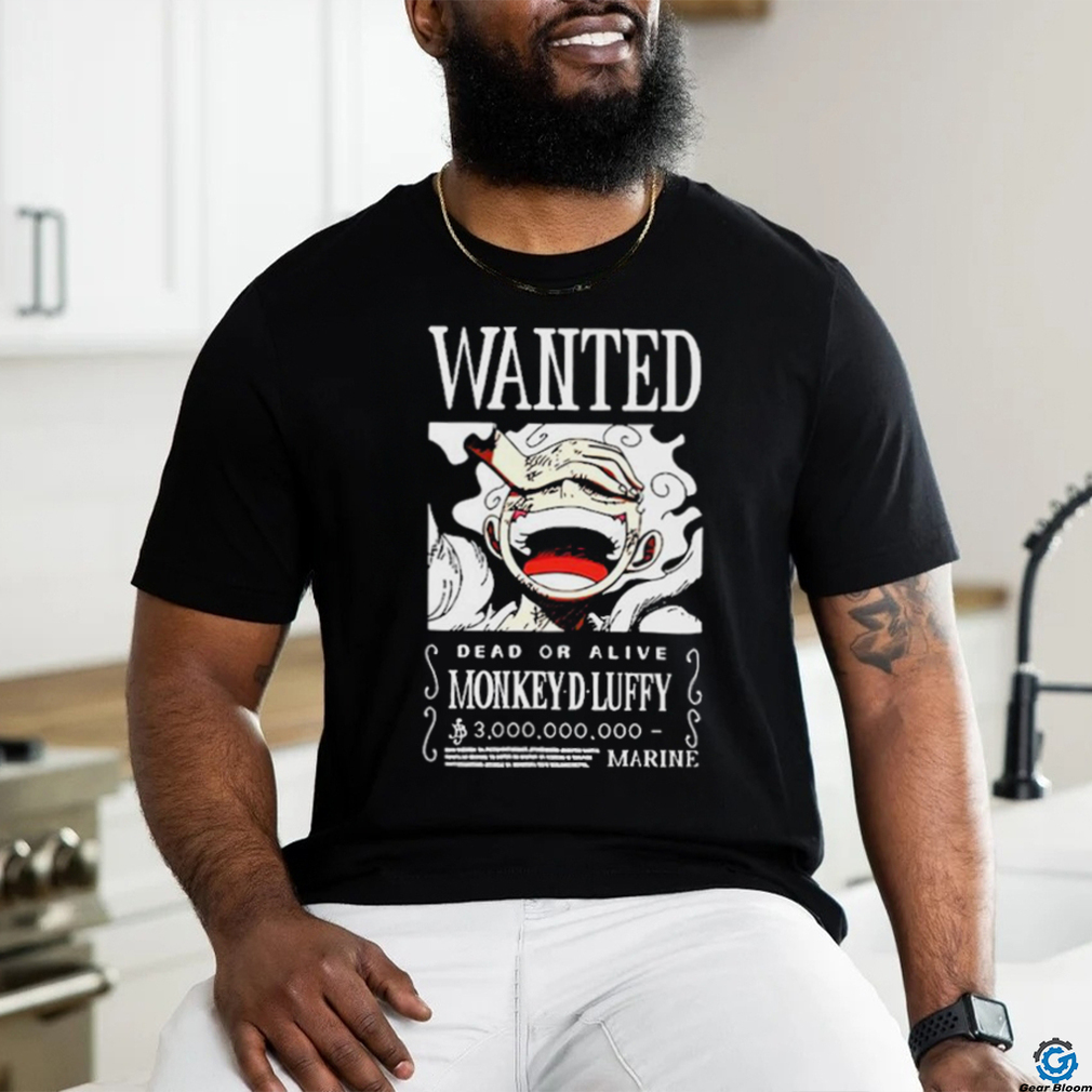 Official Wanted monkey d luffy 3 billion shirt Official Wanted monkey d luffy 3 billion shirt