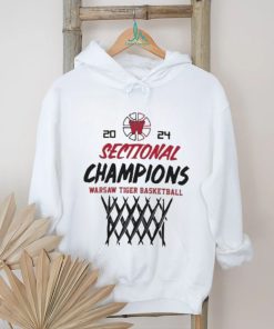 Official Warsaw Tiger Basketball 2024 Sectional Champions T shirt