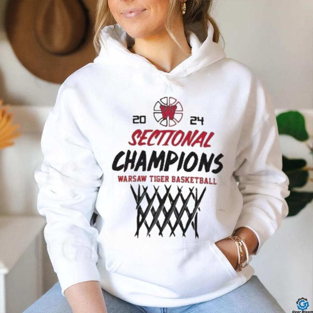 Official Warsaw Tiger Basketball 2024 Sectional Champions T shirt Official Warsaw Tiger Basketball 2024 Sectional Champions T shirt