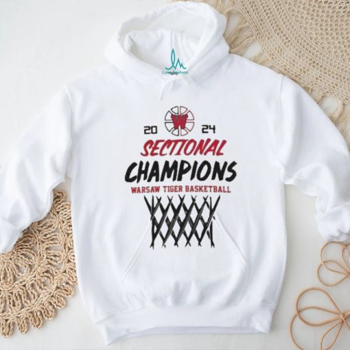 Official Warsaw Tiger Basketball 2024 Sectional Champions T shirt
