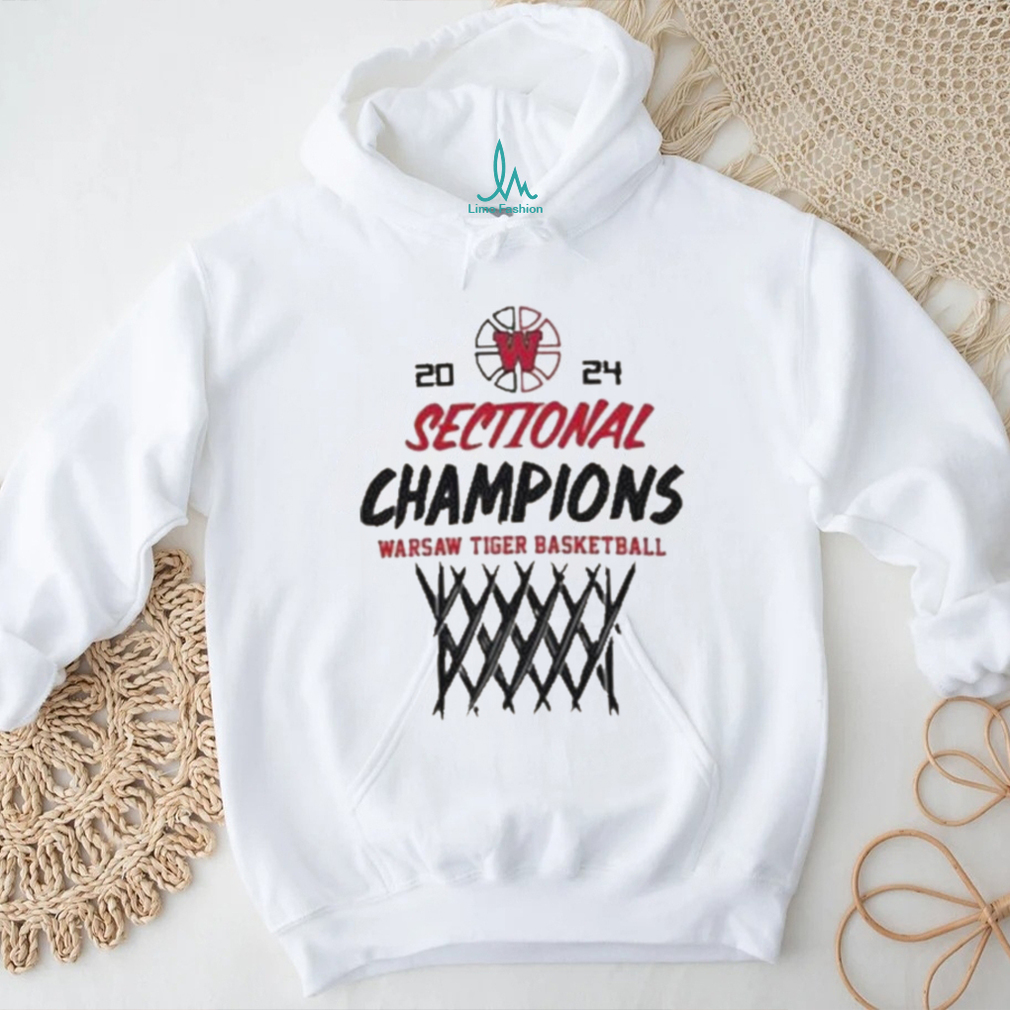 Official Warsaw Tiger Basketball 2024 Sectional Champions T shirt Official Warsaw Tiger Basketball 2024 Sectional Champions T shirt