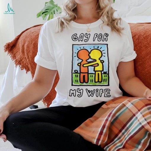 Official Waveygoods gay for my wife shirt