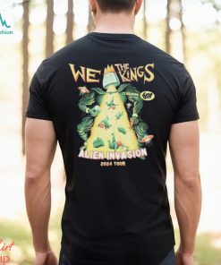 Official We The King Alien Invasion Tour 2024 Shirt