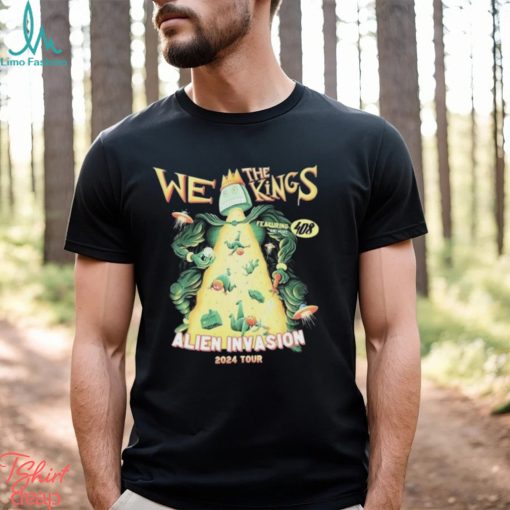 Official We The King Alien Invasion Tour 2024 Shirt