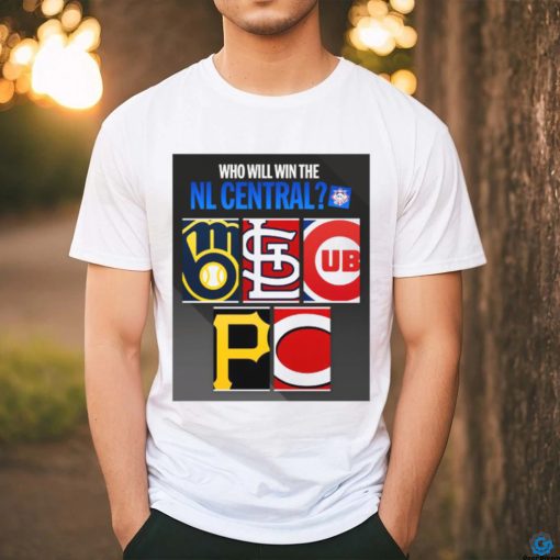 Official Who Will Win The Nl Central Logo Clubs T shirt