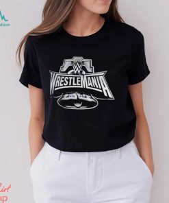 Official Youth Prosphere Green Wrestlemania 40 Logo T shirt