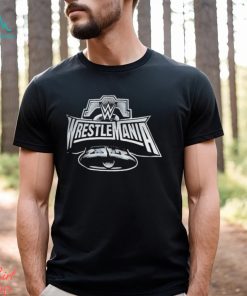 Official Youth Prosphere Green Wrestlemania 40 Logo T shirt