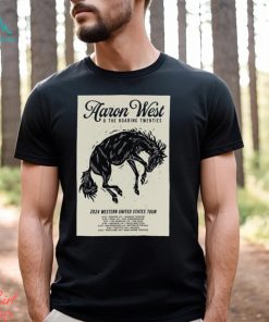 Official aaron West & The Roaring Twenties 2024 Western United States Tour Poster Shirt