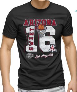 Official arizona Wildcats Mens Basketball March Madness Sweet 16 Shirt