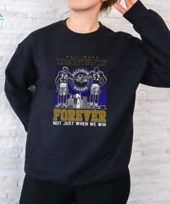 Official baltimore Ravens Ed Reed And Ray Lewis Forever Not Just When We Win Signatures Shirt, hoodie, sweater, long sleeve and tank top Official baltimore Ravens Ed Reed And Ray Lewis Forever Not Just When We Win Signatures Shirt