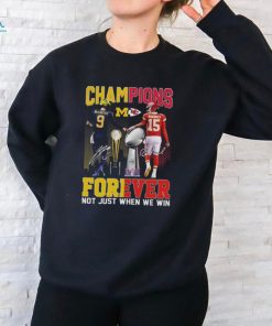 Official champions Jj Mccarthy And Patrick Mahomes Forever Not Just When We Win Signatures Shirt