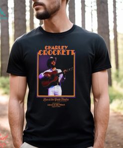 Official charley Crockett Los Angeles California 09 08 2024 Greek Theatre Show Poster Shirt