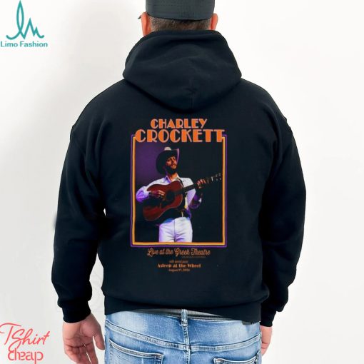 Official charley Crockett Los Angeles California 09 08 2024 Greek Theatre Show Poster Shirt