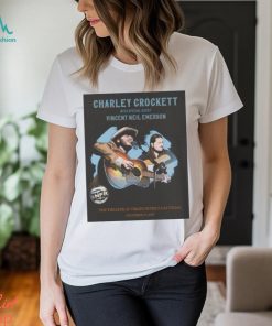 Official charley crockett with special guest vincent neil emerson shirt