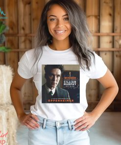 Official congratulations to cillian murphy on his oscar the academy win for best actor shirt