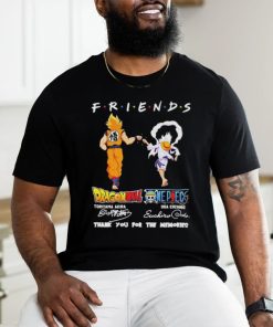 Official dragon Ball One Piece Toriyama Akira Oda Eichiro Friend Forever T Shirt