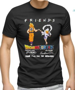 Official dragon Ball One Piece Toriyama Akira Oda Eichiro Friend Forever T Shirt