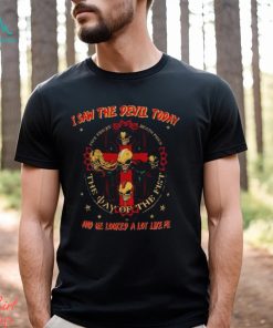 Official five Finger Death Punch I San Devil Today And He Looked A Lot Like Me Shirt