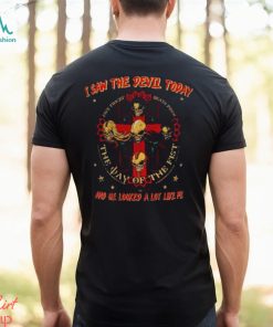 Official five Finger Death Punch I San Devil Today And He Looked A Lot Like Me Shirt