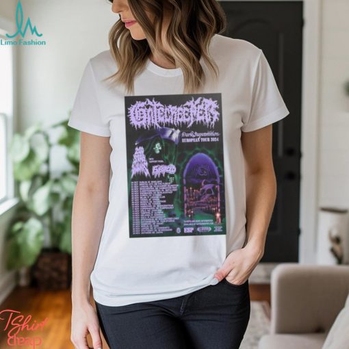 Official gatecreeper european tour 2024 poster shirt