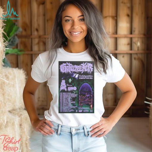Official gatecreeper european tour 2024 poster shirt