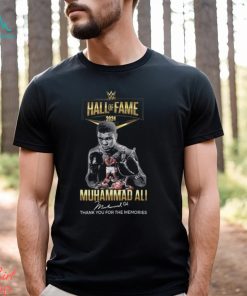 Official hall Of Fame 2024 Muhammad Ali Thank You For The Memories Shirt