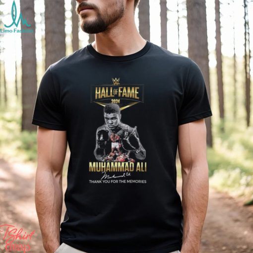 Official hall Of Fame 2024 Muhammad Ali Thank You For The Memories Shirt