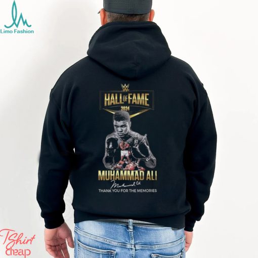 Official hall Of Fame 2024 Muhammad Ali Thank You For The Memories Shirt