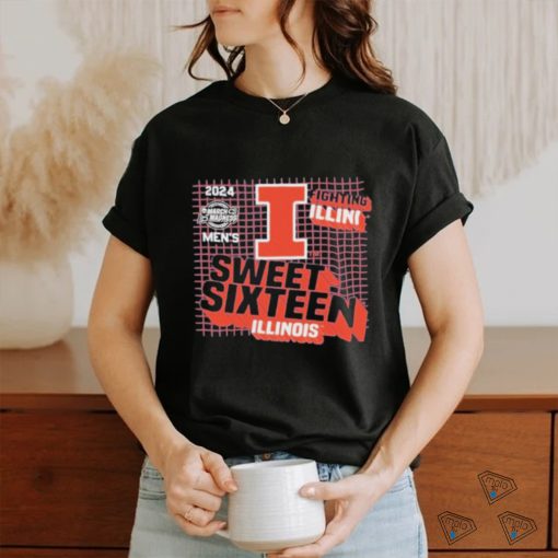 Official illinois Fighting Illini Men’s Basketball Sweet Sixteen T Shirt