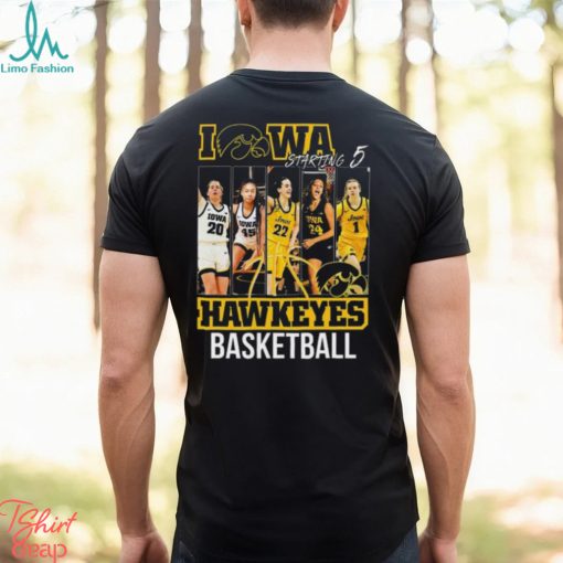 Official iowa Hawkeyes Starting 5 Women’s Basketball Shirt