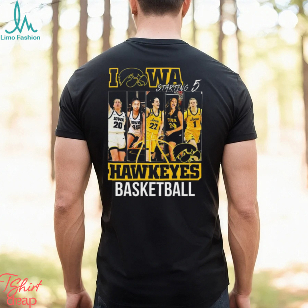 Official iowa Hawkeyes Starting 5 Women’s Basketball Shirt Official iowa Hawkeyes Starting 5 Women’s Basketball Shirt