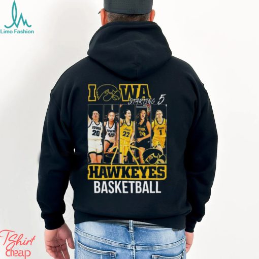 Official iowa Hawkeyes Starting 5 Women’s Basketball Shirt