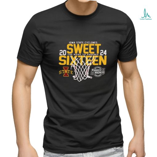 Official iowa State Cyclones Men’s Basketball 2024 Sweet 16 T Shirt